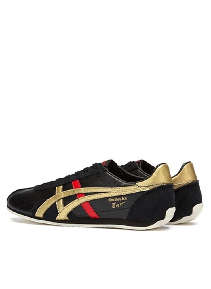 Onitsuka Tiger Runspark Casual Colorblock Sneakers Black/Gold/Red  - Image 2