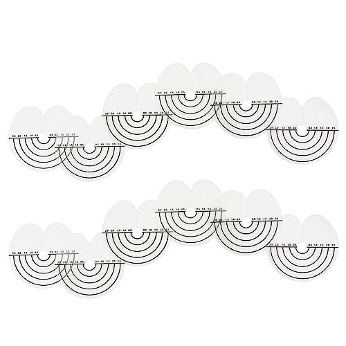 YTBYT 150 Pcs Heat Shield Guards for Hair Extensions with 20 Hair Clips, 12 Finger Protector and 1 Comb, PVC Fusion Glue Protector with Graduations - Image 4