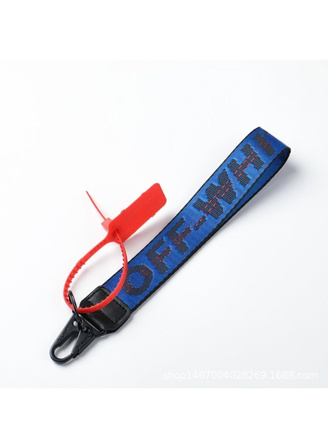 OFF-WHITE Street fashion keychain key ring lanyard - Image 1