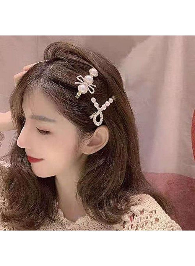 HOMEMATES 8 قطع من المشابك اللؤلؤية على الطراز الكوري للسيدات - Image 3