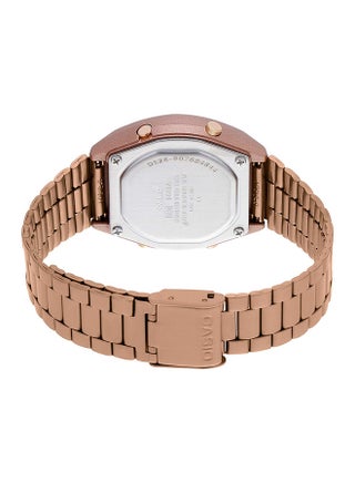 Women Water Resistant Stainless Steel Digital Watch B640WC-5ADF - 35 mm - Rose Gold - view 2