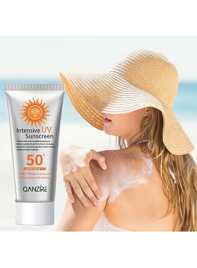 كانزير SPF50 + PA +++ واقي الشمس,واقي الشمس الوجه حتى ment Perfector التحكم السوائل الشمسية,حماية عالية UVA / UVB,يقلل من بقع ment - Image 2
