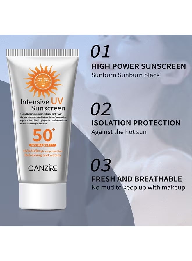  كانزير SPF50 + PA +++ واقي الشمس,واقي الشمس الوجه حتى ment Perfector التحكم السوائل الشمسية,حماية عالية UVA / UVB,يقلل من بقع ment - Image 4