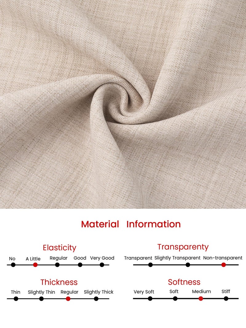 Hobemty Women's A-Line Skirt with Pockets Elastic High Waist Maxi Skirt Medium Beige - Image 5