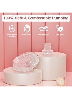 bbet 4Pack Silicone Duckbill Valve & 2Pack Silicone Diaphragm Compatible with momcozy S9 / S12 / S9Pro / S12Pro Wearable Breastpump, Breast Pump Replacement Parts, Breastfeeding Essential Accessories  - Image 2