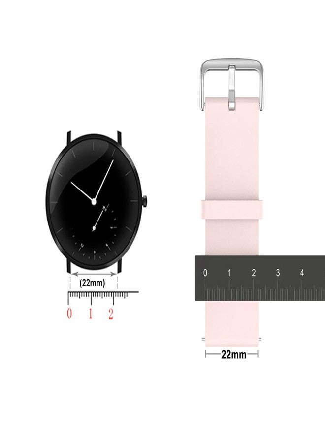 FanTEK 10pcs Watch Strap Holder Loop, 22mm Silicone Watch Band Keeper Retainer Fastener Ring Parts for Smart Watch Band Wristband Replacement, Black - Image 3