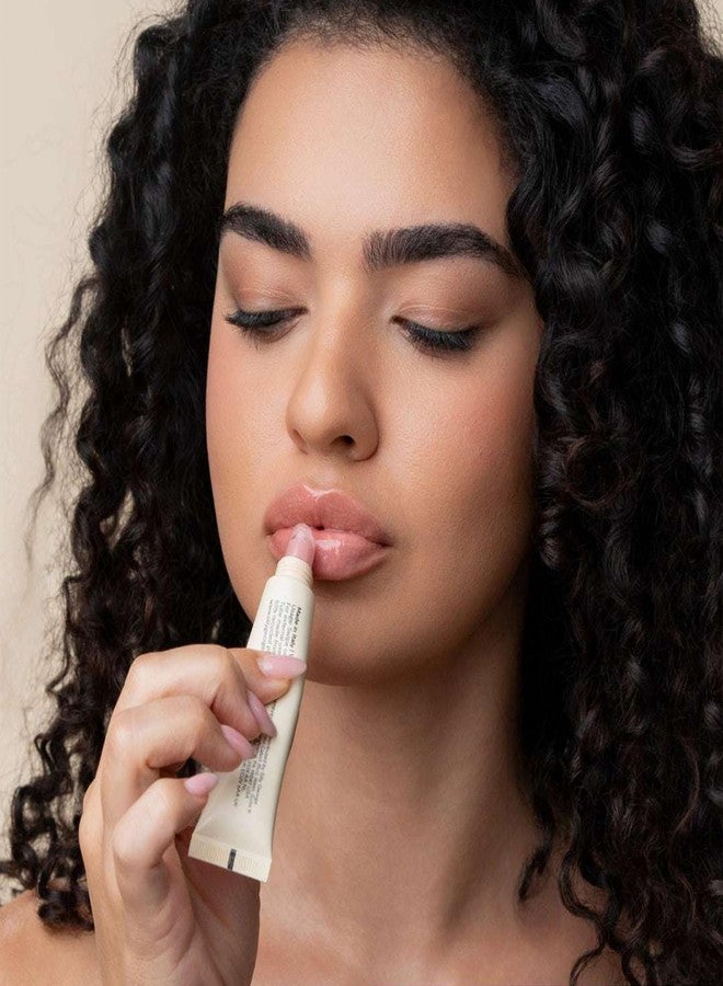 سالي جورج ملمع شفاه سيلي جورج ريفايفل - طبقة لامعة مرطبة مع الببتيدات وزبدة الشيا وزيت الأرغان والمكاديميا والباباسو المرطب للشفاه الجافة، منتجات تجميل نظيفة، بتلات، أنابيب 15 مل - Image 3