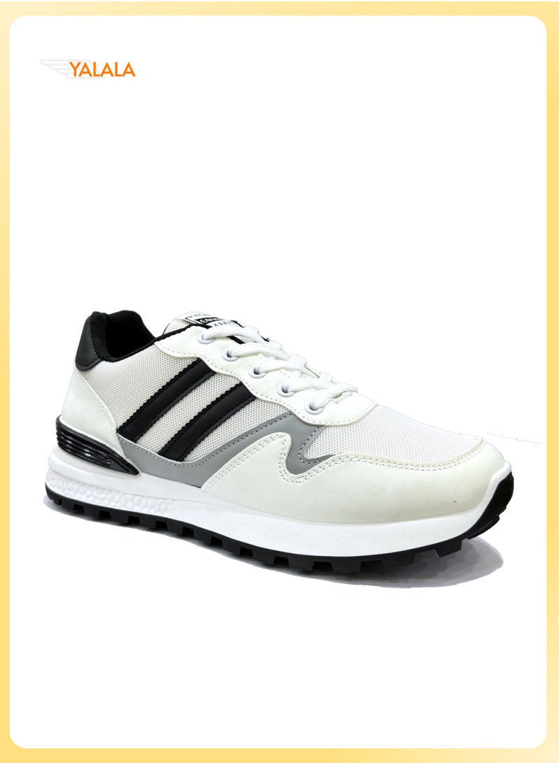 YALALA Men's Classic Mesh Running Shoes | Fashion Stylish Sneakers Shoes, Breathable Ultra Lightweight Anti-slip Soft Sole, Good for Walking Running Jogging Sports Outdoor Gym Athletic Activities  - Image 1