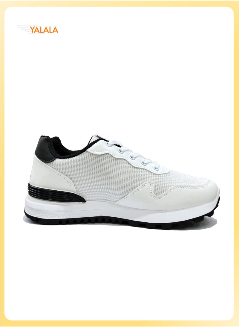 YALALA Men's Classic Mesh Running Shoes | Fashion Stylish Sneakers Shoes, Breathable Ultra Lightweight Anti-slip Soft Sole, Good for Walking Running Jogging Sports Outdoor Gym Athletic Activities  - Image 2