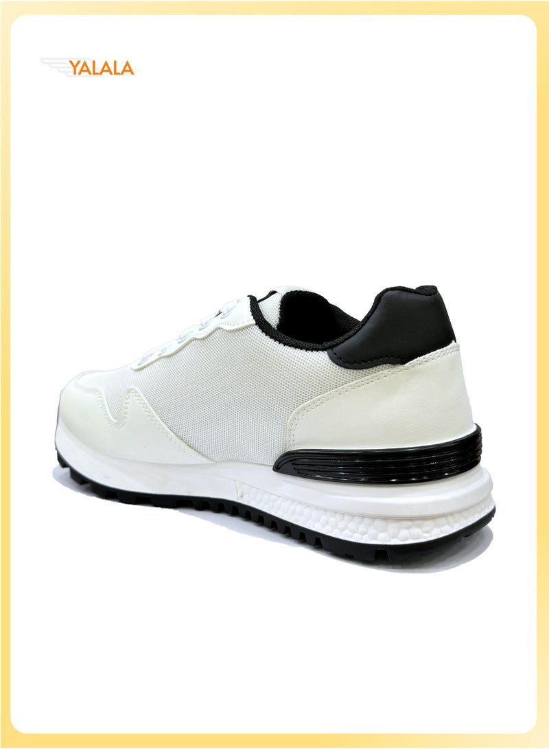 YALALA Men's Classic Mesh Running Shoes | Fashion Stylish Sneakers Shoes, Breathable Ultra Lightweight Anti-slip Soft Sole, Good for Walking Running Jogging Sports Outdoor Gym Athletic Activities  - Image 3