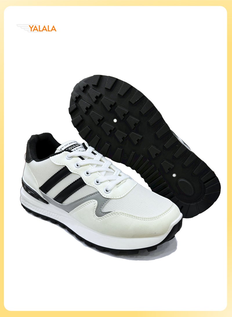 YALALA Men's Classic Mesh Running Shoes | Fashion Stylish Sneakers Shoes, Breathable Ultra Lightweight Anti-slip Soft Sole, Good for Walking Running Jogging Sports Outdoor Gym Athletic Activities  - Image 5