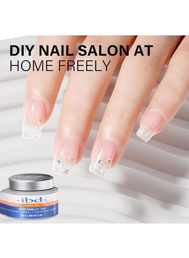 Ibd Build Gel - UV/LED Camouflage Builder Gel for Nail Extension/Strengthening，Nail Self Levelling Sculpting Gel Nail extension Camouflage UV LED Sculpting Nail System Gel Manicure Sculpting Gel UV LED Sculpting gel nail builder gel LED/UV Gels Builder Gel Clear, 56g - Image 5