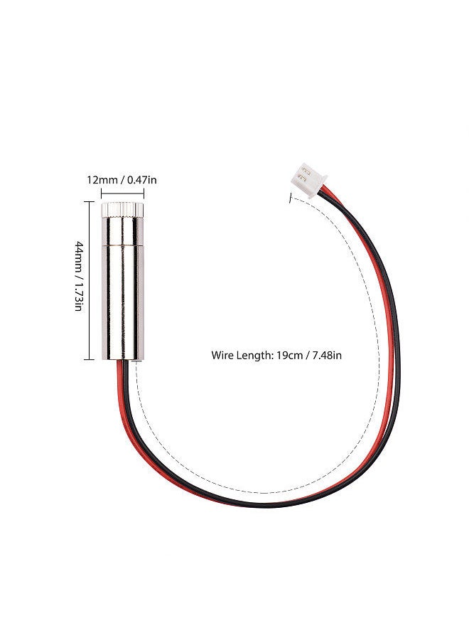 Generic 650nm 250mW Red Laser Line Locator Laser Head CNC Engraver Focusing Module Laser Ray Locator Adjustable Focal Length Laser Engraving DIY Part Horizontal & Vertical Line Laser Point  - Image 4