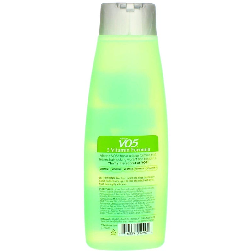 VO5 Alberto VO5 Clarifying Shampoo, Kiwi Lime Squeeze 12.5 oz (Pack of 6) - Image 5