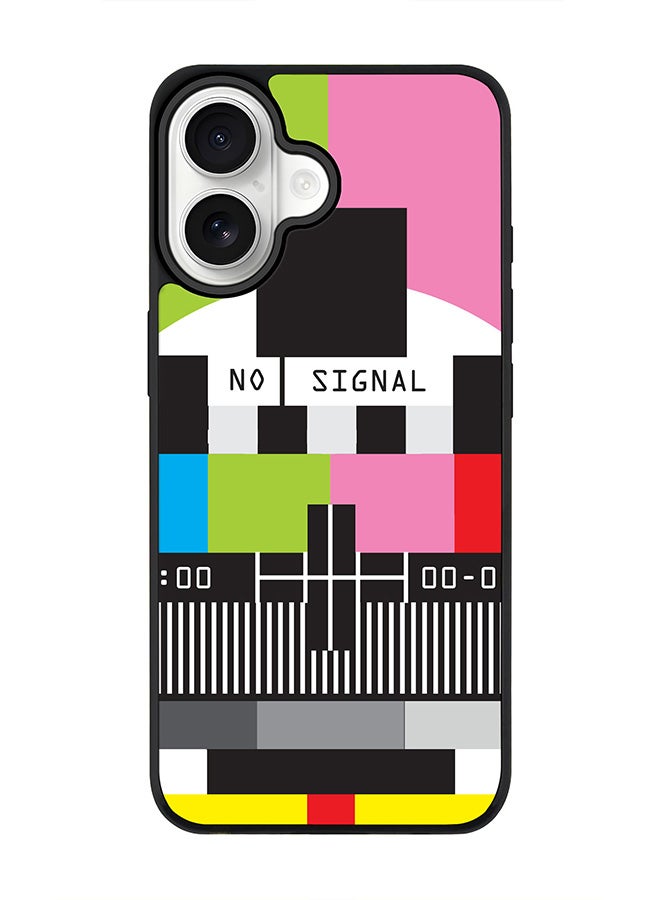 Stylizedd iPhone 17 Case, [Compatible with MagSafe] Slim Magnetic cover Phone Case iPhone 17 -No Signal TV - Image 1