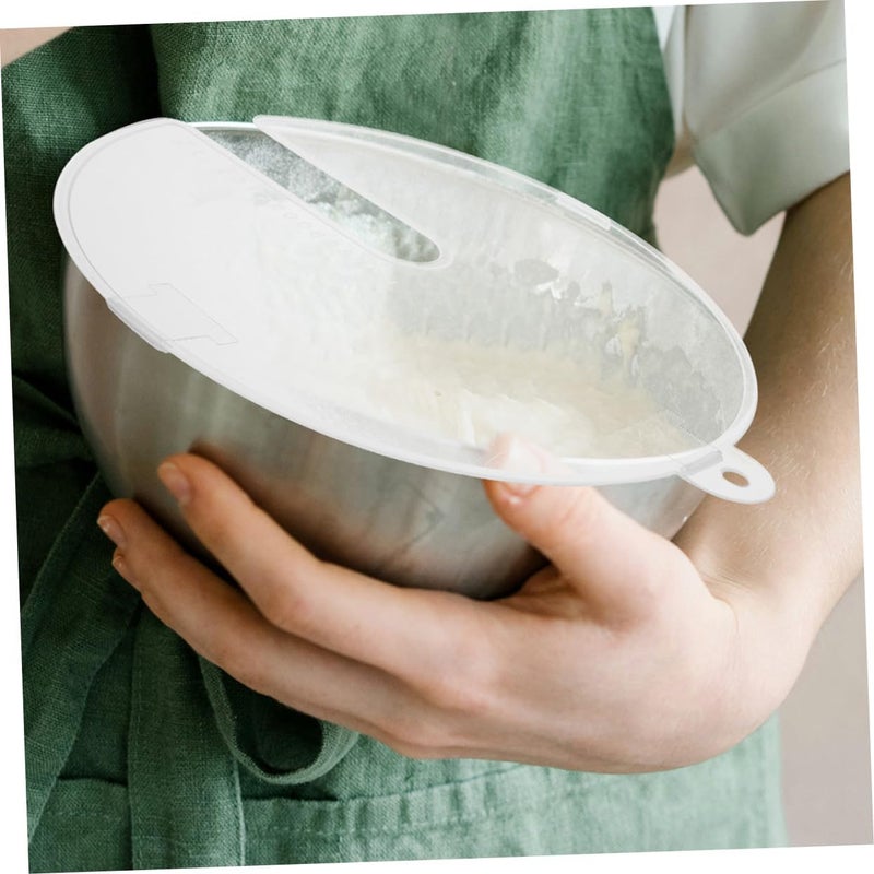 Stable inert material Hemobllo 3pcs Mixer Bowl Covers Cooking Splatter Guard for and Cream Whisks -splash Kitchen Screen for Hand Mixer and Blender and Easy to Clean All season compatible build - Image 4
