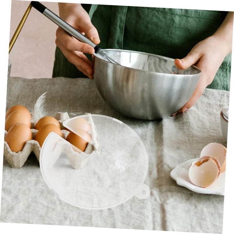 Stable inert material Hemobllo 3pcs Mixer Bowl Covers Cooking Splatter Guard for and Cream Whisks -splash Kitchen Screen for Hand Mixer and Blender and Easy to Clean All season compatible build - Image 5