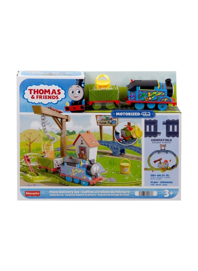 Fisher-Price - Fisher-Price Thomas & Friends Paint Delivery Motorized Train & Track Set - Image 1