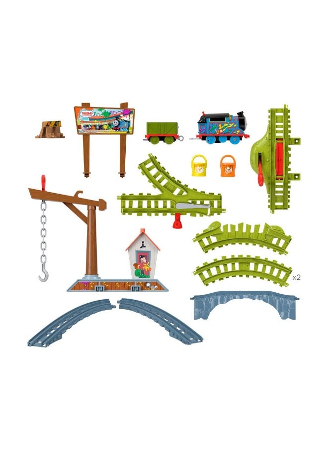 Fisher-Price - Fisher-Price Thomas & Friends Paint Delivery Motorized Train & Track Set - Image 1