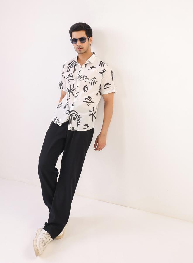 TRULOOM Men Printed Regular Fit Cotton Shirt - Image 5