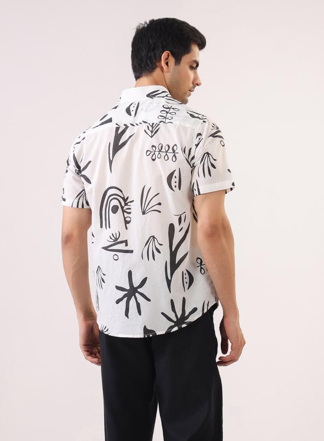 TRULOOM Men Printed Regular Fit Cotton Shirt - Image 2