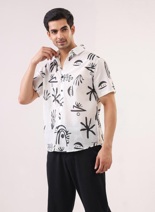 TRULOOM Men Printed Regular Fit Cotton Shirt - Image 1
