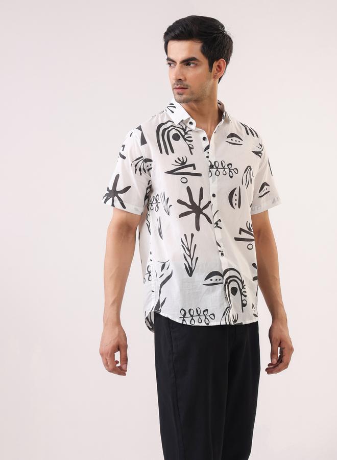 TRULOOM Men Printed Regular Fit Cotton Shirt - Image 3