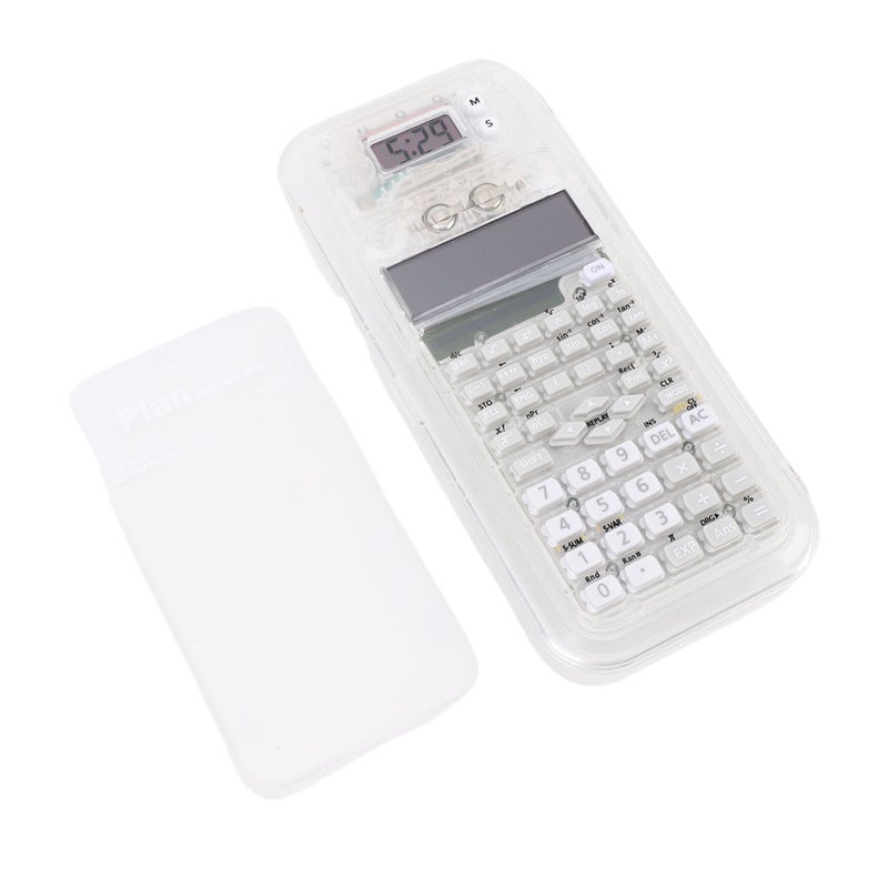 Scientific Calculator Pencil Case 240 Computational Functions Double Row Digital Display Multi Functional Pen Case - Image 5