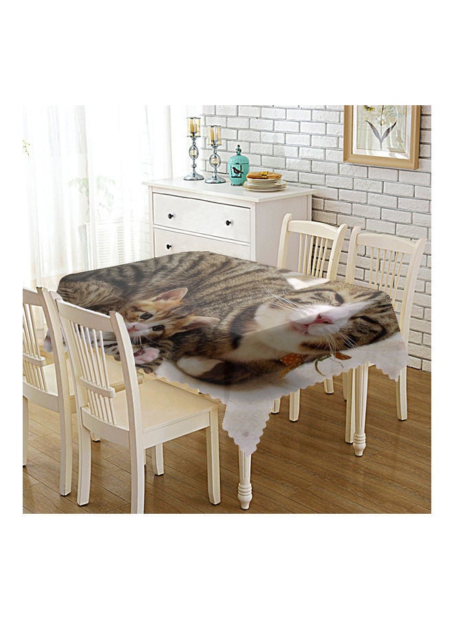 NIBEMINENT Cat Printed Table Cover Multicolour 90x140cm - Image 5