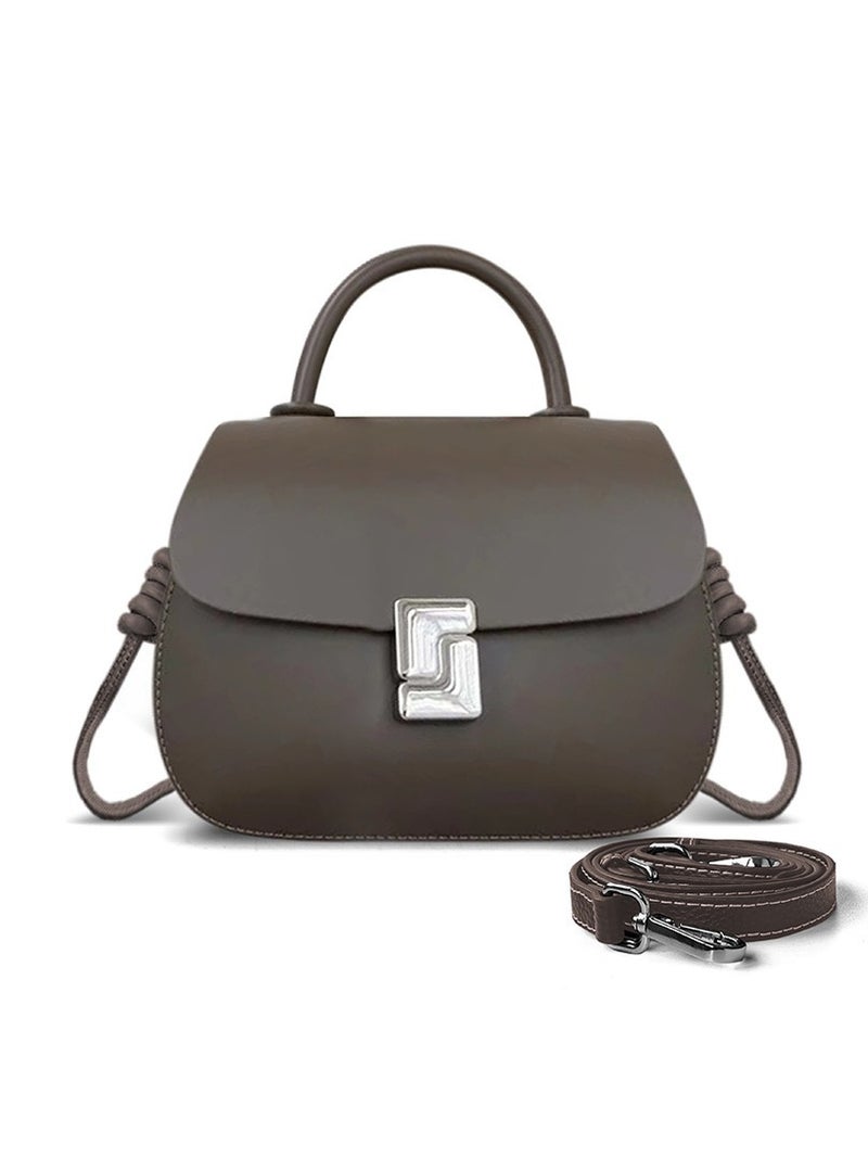 Cowhide Saddle Bag Fashion Trendy Versatile Crossbody Bag Genuine Leather Women'S Handbag Shoulder Bag Women'S Bag Manufacturer Supply - Image 5