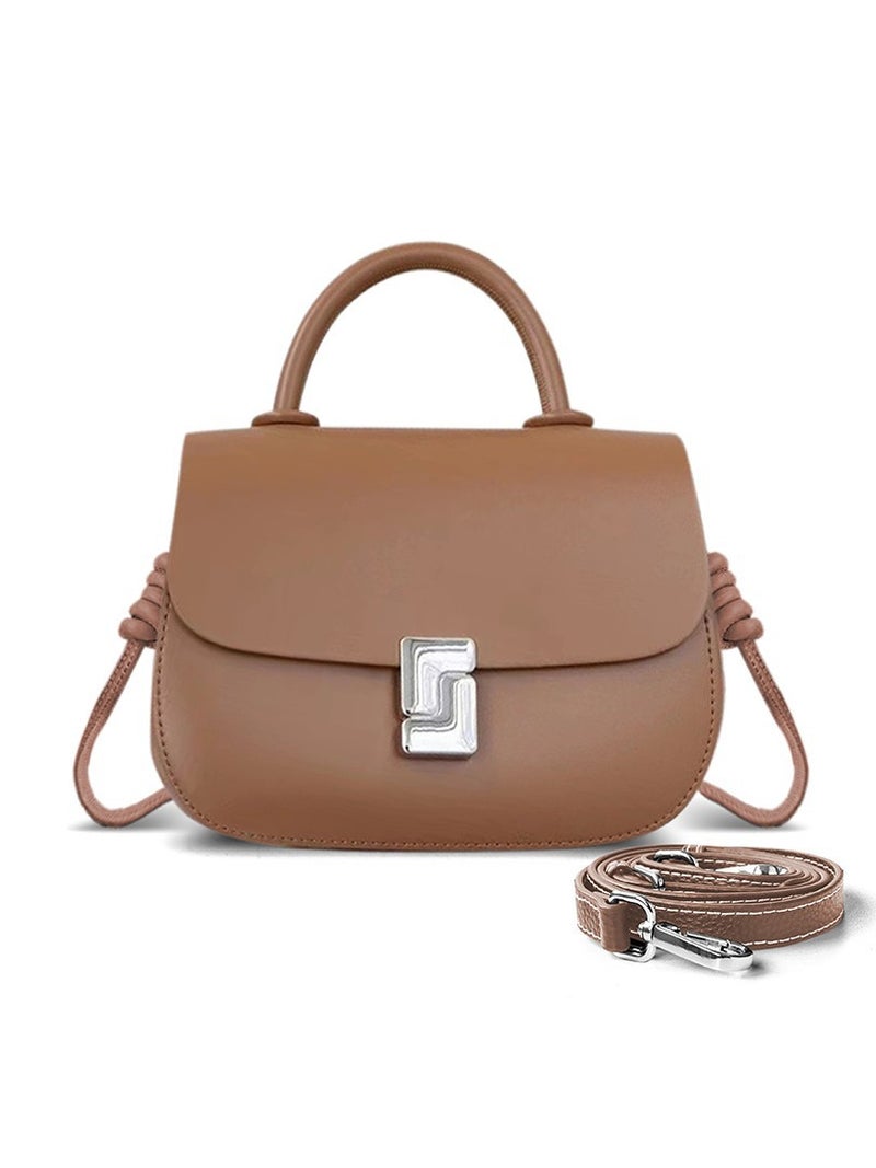 Cowhide Saddle Bag Fashion Trendy Versatile Crossbody Bag Genuine Leather Women'S Handbag Shoulder Bag Women'S Bag Manufacturer Supply - Image 2