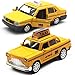 OTONOPI New York City Taxi Cab Toy Taxi Car Toy for Kids Yellow Cab Diecast Model Toy Car with Pullback Action for Toddler Age 3 Pack of 2 - Image 3
