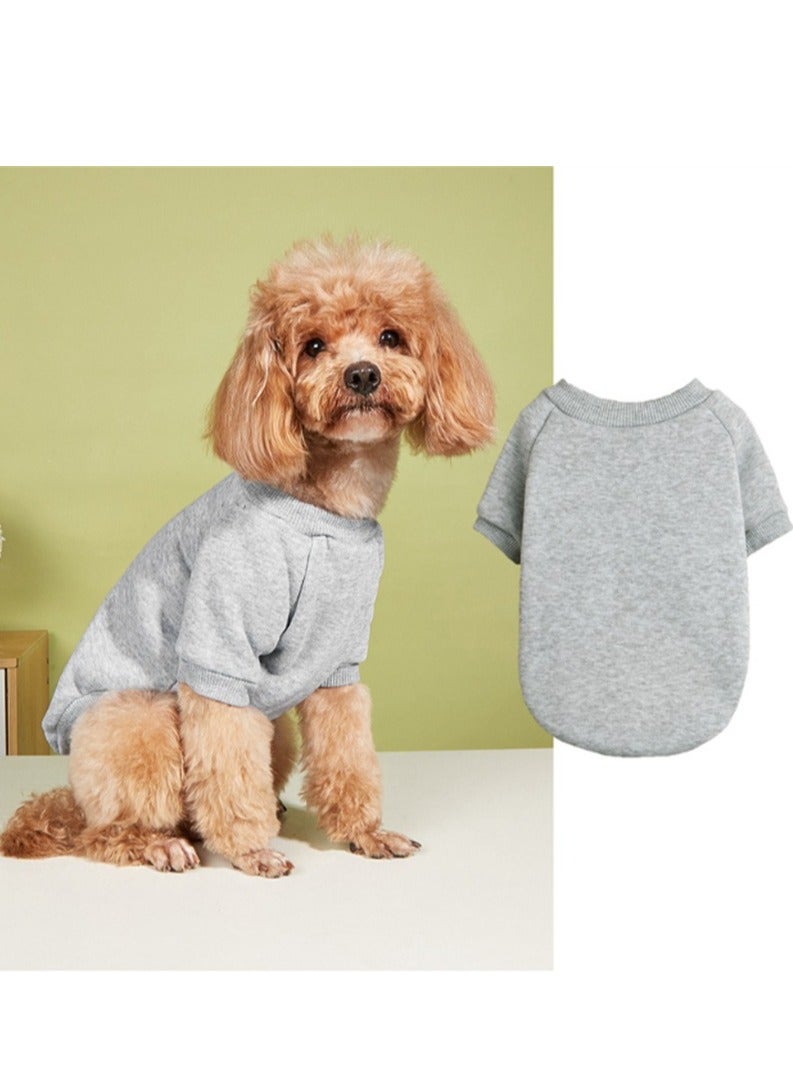 Loquat Squality New Pet Warm Clothing For Autumn And Winter Grey - Image 2