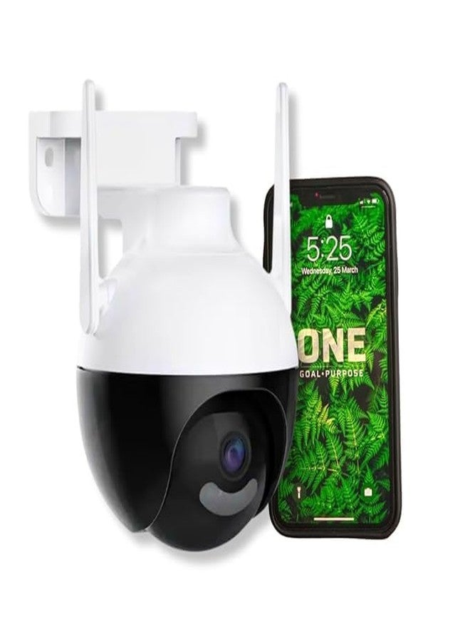 MAYUMI Color Night Vision Camera | SD Card Support | Two-Way Audio | 360° Pan & Tilt | Outdoor Security Camera | WiFi Dome PTZ Wireless CCTV Camera | Alarm | Motion Alert - Image 1