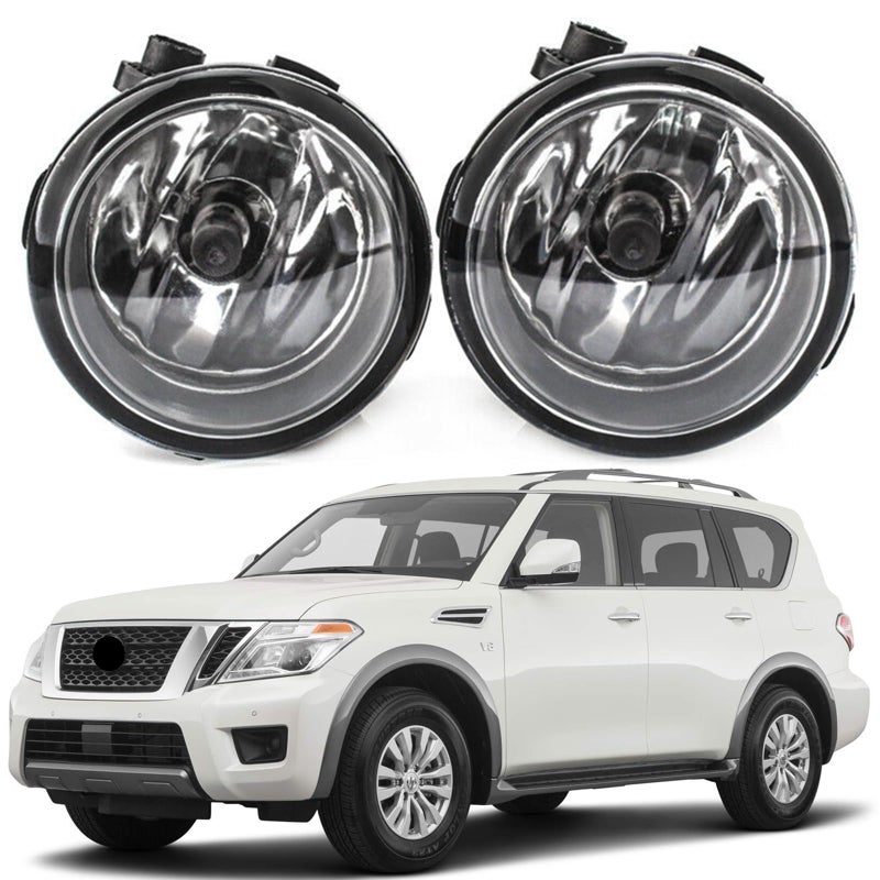 مصباح ضباب أمامي مزدوج من بريفير ويرهوس متوافق مع نيسان أرمادا إكسبلوسيف بلاتينيوم ريزيرف بلاتينيوم SL SV 2017-2020 يستبدل 261508990B 261508993B 261508998B 261508992B