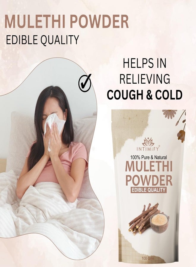 INTIMIFY مسحوق عرق السوس من إنتيميفاي لتبييض الوجه، مناسب للأكل والشرب | يمكن استخدامه من قبل النساء والرجال | 200 غرام (عبوة من قطعتين) - Image 3