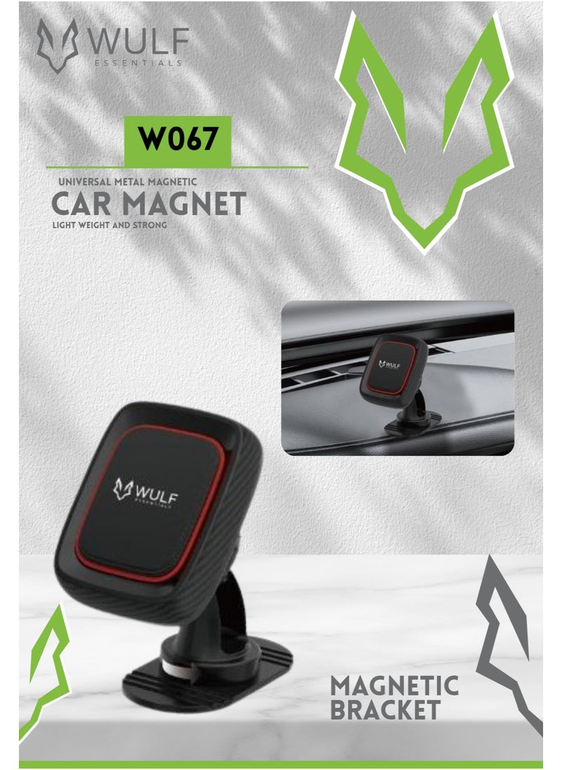 Wulf Essentials WULF ESSENTIALS W067 Car Magnet Holder – Strong Magnetic Phone Mount for Car Dashboard 