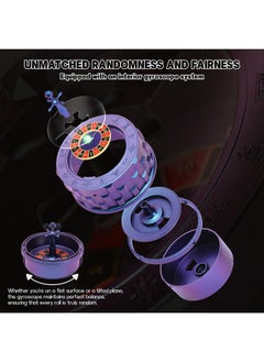 CZYY Roulette Dice - 7-In-1 Metal Spinner Dice Set, Unique Spinning Dice, Desk Fidget Gadget - Cool Dnd Role Playing Dice, Gift & Accessories For D&D, Tabletop Rpg, Board Game (Sliver)  - Image 3