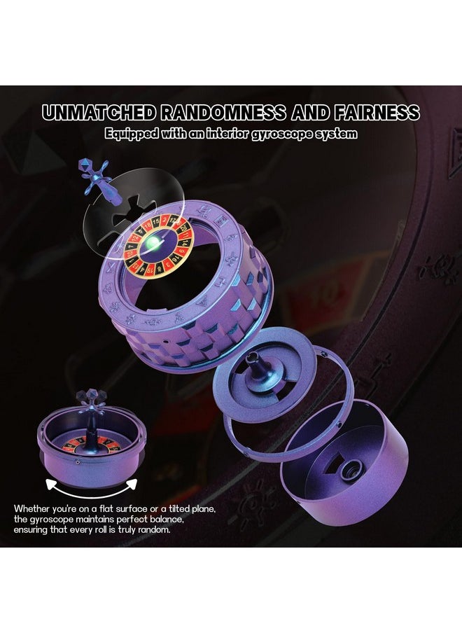 CZYY - Roulette Dice - 7-In-1 Metal Spinner Dice Set, Unique Spinning Dice, Desk Fidget Gadget - Cool Dnd Role Playing Dice, Gift & Accessories For D&D, Tabletop Rpg, Board Game (Sliver) - Image 1