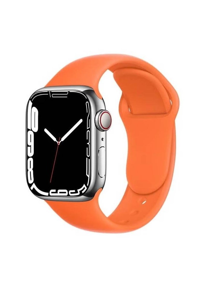 Apple Watch Band 45mm 44mm 42mm Soft Silicone Sport Band Replacement Wrist Strap Compatible for iWatch Apple Watch Series - Image 1