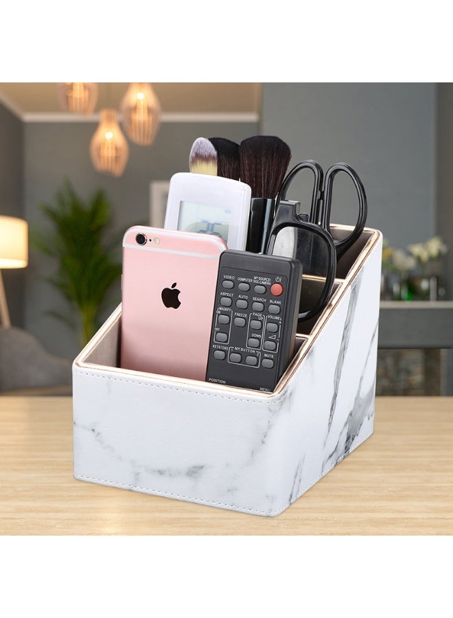 NIBEMINENT Remote Storage Box, Office Supplies Desktop Organizer, Rotary Storage Box Pen.  - Image 2