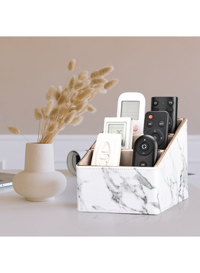 NIBEMINENT Remote Storage Box, Office Supplies Desktop Organizer, Rotary Storage Box Pen.  - Image 5