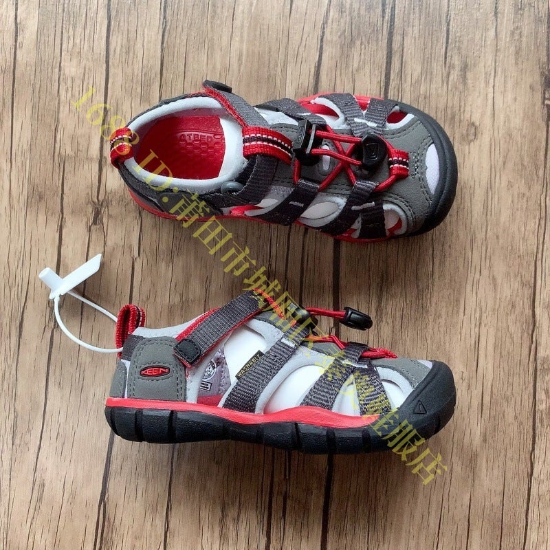 High Version Cohen Keen Children'S Shoes Lightweight Outdoor Sports Beach Sandals Boys And Girls Breathable Wading Shoes - Image 3
