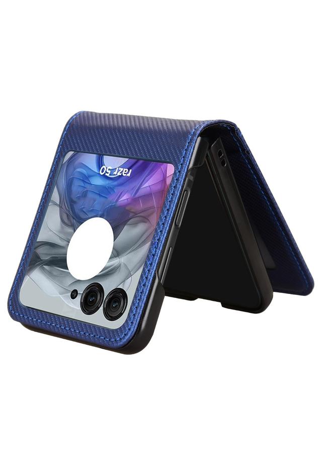 S-TOP Case For Motorola Moto Razr 50 Card Slot PU Leather PC Phone Case - Image 5