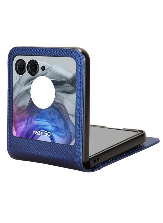 S-TOP Case For Motorola Moto Razr 50 Card Slot PU Leather PC Phone Case - Image 4