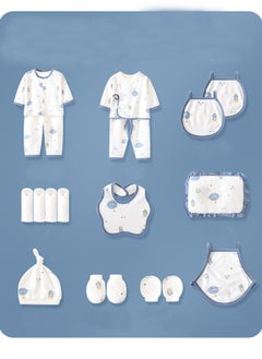 bbet 18PCS Newborn Baby Gift Set, Newborn Layette Gift Set for Boys and Girls, Babies Essential Clothes Accessories with Baby Blanket, 100% Premium Cotton, for Spring Summer Autumn Winter Four Seasons  - Image 4