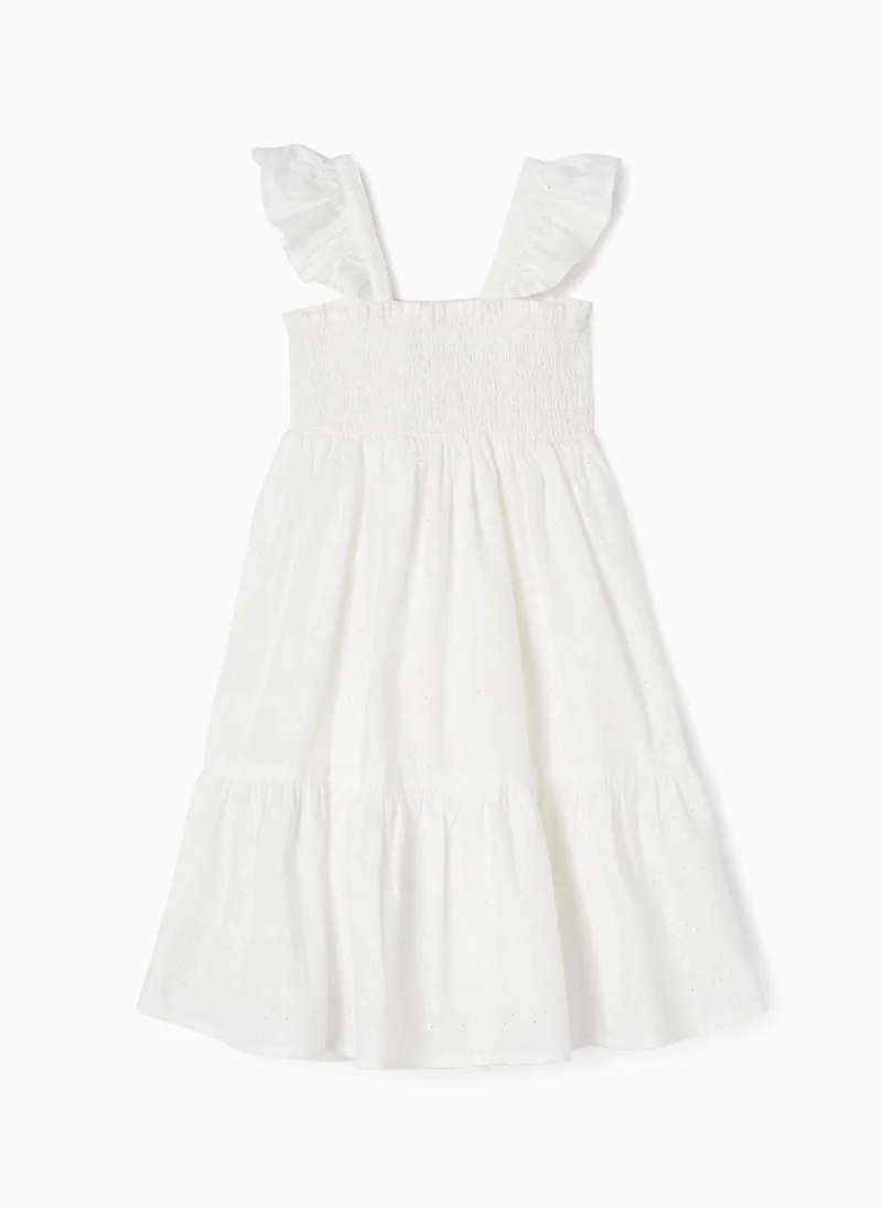 Zippy Dress with English Embroidery for Girls