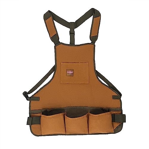 Bucket Boss mens Tool,adjustable,work Tool Bag, Brown, 16 pockets US - Image 1