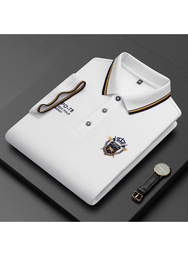POLO Men's Polo Shirt Short-sleeved Top Daily Fashion T Shirts Men Clothing - Image 1