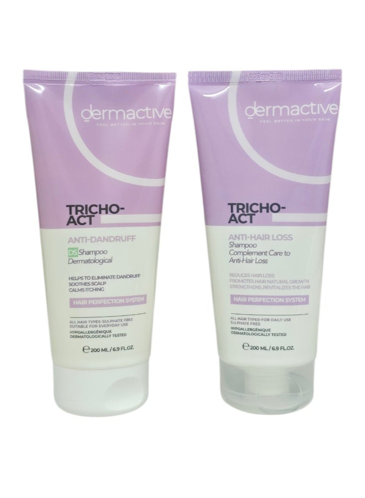 Dermactive Anti-Dandruff Ds Shampoo 200ml+Anti-Hair Loss Shampoo200ml - Image 4